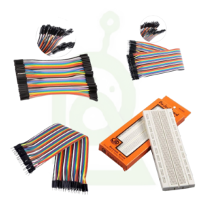 Combo - Jumper Wires each type 20 Pieces with 800 points Breadboard