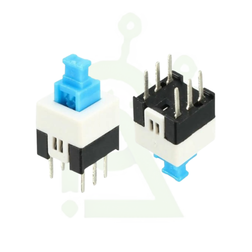 7x7x14 Tactile push switch (latching) (2)